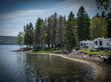 Le camping de Gaspé à Haldimand