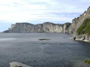 Les falaises du parc Forillon