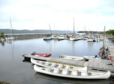 Les rabaskas de la marina de Gaspé