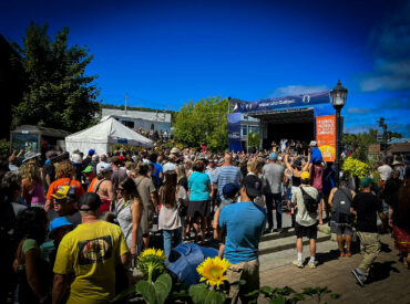 La Scène Loto-Québec lors du Festival Musique du Bout du Monde à Gaspé